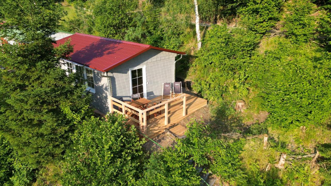 Ruhiges Ferienhaus Mit Sauna: Hellaberg III Langenbach  Bagian luar foto